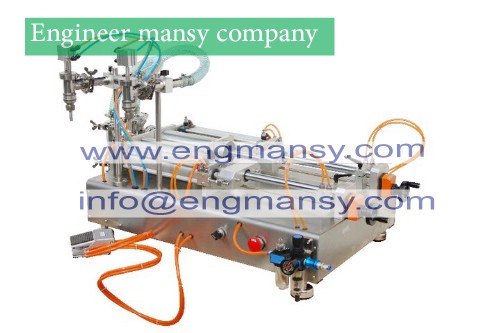 Best Price Semi Automatic Liquid Detergent Filling Machine model 403 Engineer mansy global mark