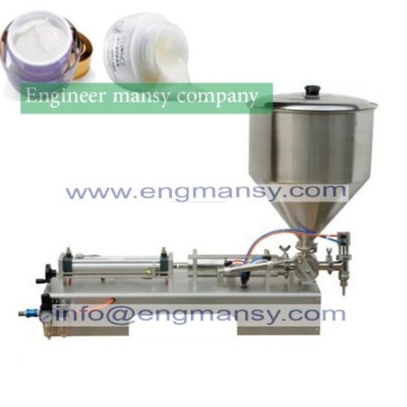 Bottom price single nozzle cream filling machine 10 to 100g Model  404 engineer mansy mark