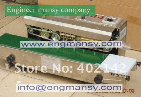 Continuous band sealing machine for plastic bag model 301 Engineer mansy international brand