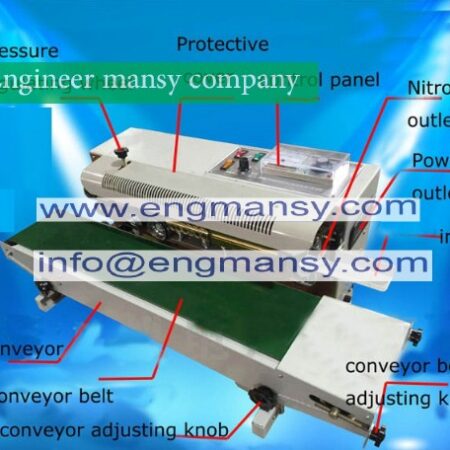 Continuous nitrogen filling and sealing machine/sealer model 301 engineer mansy global brand