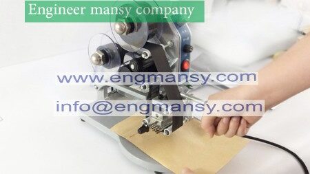 Expiration date code printer plastic bags printing machine aluminum foils coding equipment tools packaging tools coder model 321 engineer mansy mark