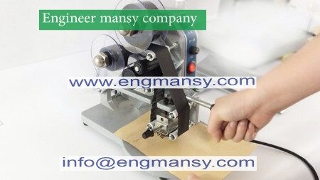 Expiration date code printer plastic bags printing machine aluminum foils coding equipment tools packaging tools model 321 Engineer mansy international brand