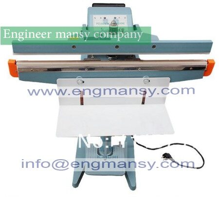 Foot Pedal Impulse Sealer ,heat sealing machine,Plastic Bag sealer 450mm 17 inch pedal sealer Model 308 engineer mansy international mark