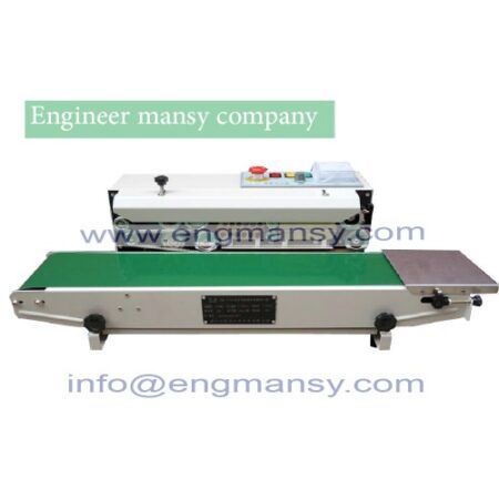 Continuous film sealing machine plastic bag package machine band sealer horizontal heating sealing machine
