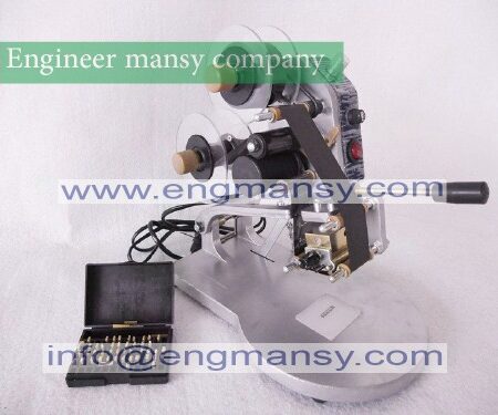 Full Englishpanel Manual ribbon coding machine+ribbon+English letter+3 lines printing+wholesale price Model 321 engineer mansy international mark