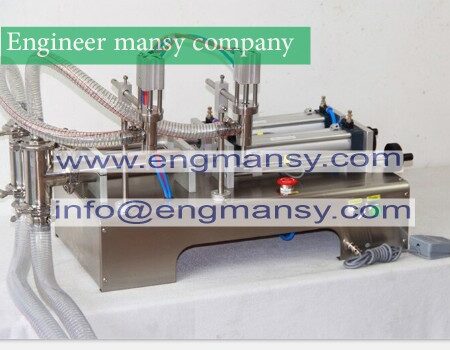 HOT SALE 1000-5000ml Double Head Liquid or Softdrink Shampoo Pneumatic Filling Machine model 403 Engineer mansy mark