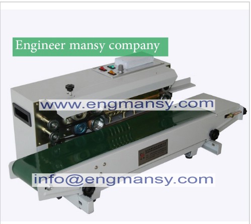 Horizontal Band Sealer, Aluminum film heat sealer, Band Sealing Machine model 301 Engineer mansy global brand
