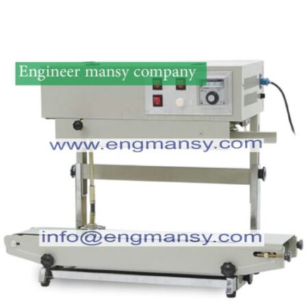 New Electric Driven Type Continuous Vertical Band Sealer Machine model 303 Engineer mansy mark