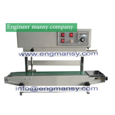 New continuous plastic bag sealing machine,automatic sealer machine with embosing code printing model 303 Engineer mansy international mark