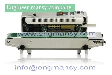 Plastic Bag Soild Ink Continuous Band Sealer, Automatic film sealing machine, Sealing Machine Model 301 engineer mansy brand