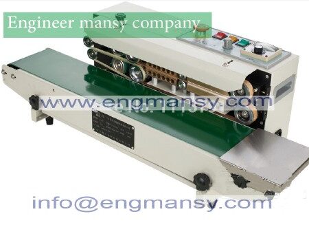 Plastic Bag Soild Ink Continuous Band Sealer Sealing Machine Model 301 engineer mansy global mark
