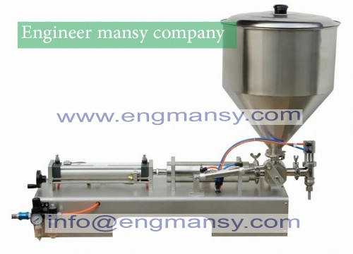 Pneumatic Oil Bottle Filling Machine (50-500ml) Model 404 engineer mansy brand