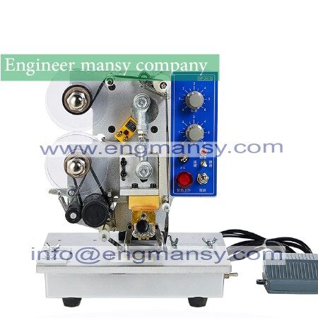 Semi-automatic Electric Hot Stamp Ribbon Code Printer Ribbon Coder HP-241B Color Ribbon Hot Printing Machine,Heat ribbon Printer Model 322 engineer mansy global brand