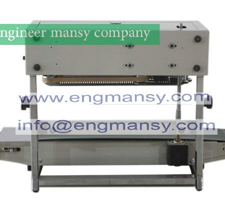 best price vertical Automatic film impulse sealer,semi-auto impulse sealing machine continuous plastic bag sealer,print date model 303 engineer mansy global mark