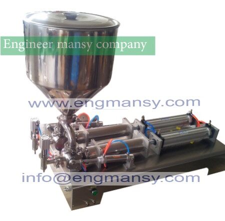 good stuff 5-100ml double heads Cream Shampoo Cosmetic Automatic Filling Machine Model 404 engineer mansy international brand