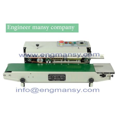 solid ink continuous plastic sealing machine with black color date printing model 301 Engineer mansy global brand