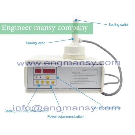 Portable magnetic induction bottle sealing machine