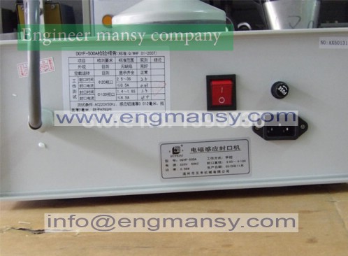 Portable magnetic induction bottle sealing machine