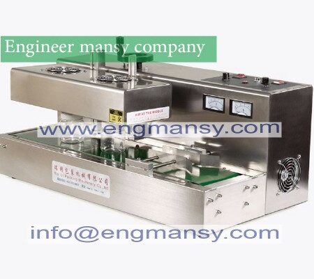 Automatic glass bottle induction heat sealing machine